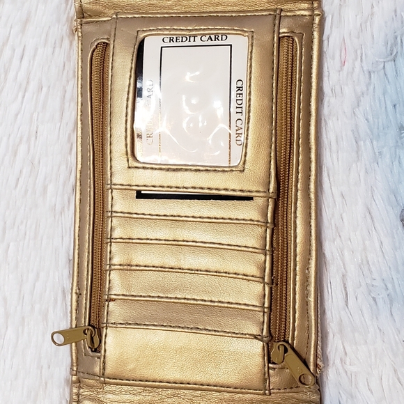 90’s Celestial Gold Chain Strap Mini Purse Vintage - Picture 7 of 9